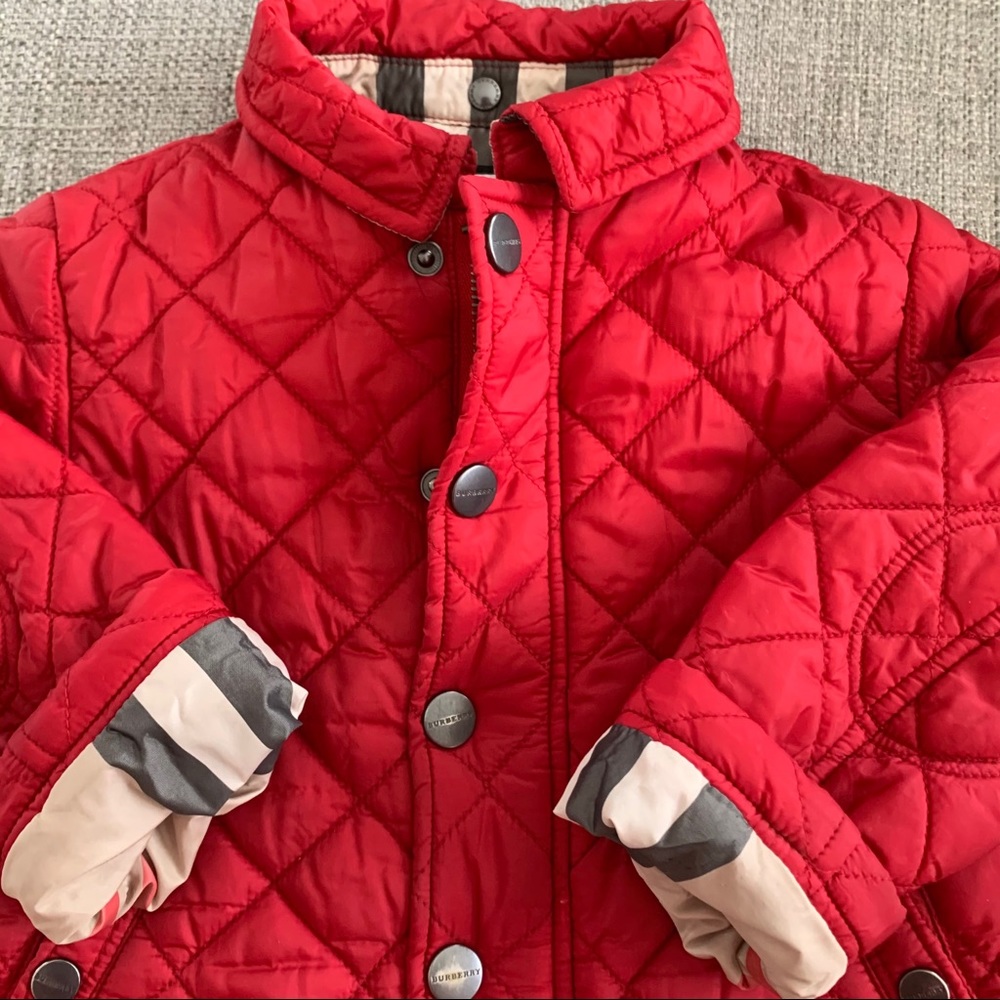 *SOLD* Unisex Burberry Quilted Jacket - Picture 3 of 10
